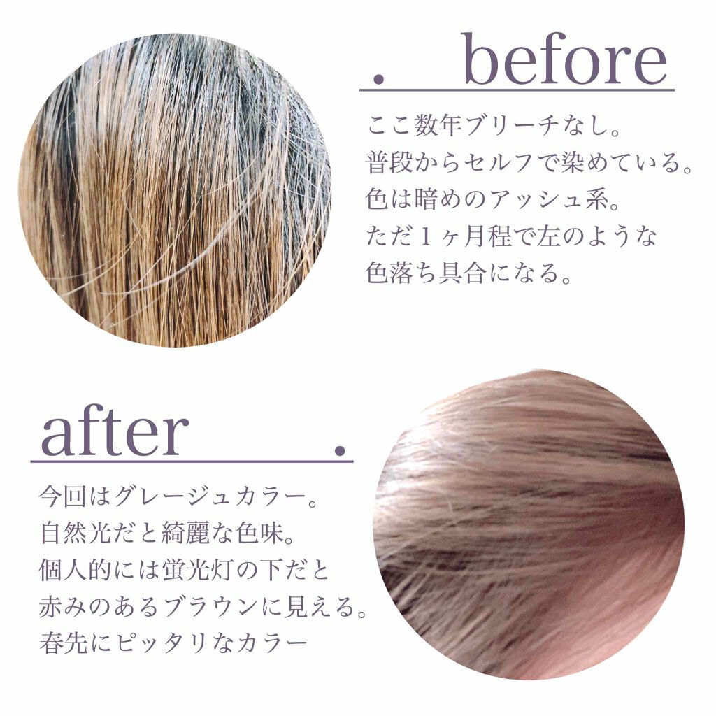 カラーリングミルク【旧】/パルティ/ヘアカラーを使ったクチコミ(3枚目)