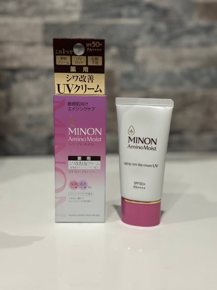 ミノン アミノモイスト エイジングケア デイクリームUV/ミノン/日焼け止めクリームを使ったクチコミ(1枚目)