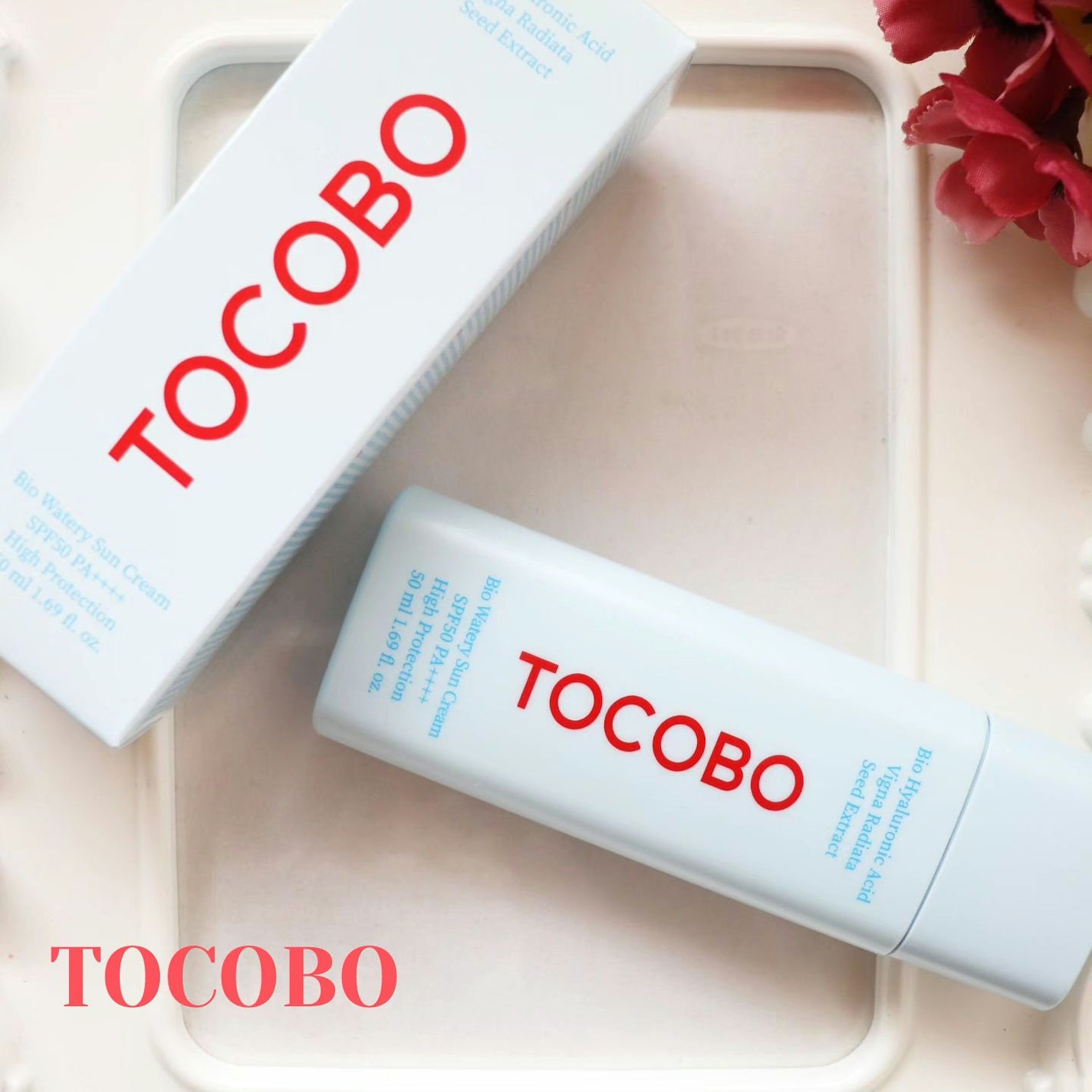 バイオウォータリーサンクリーム/TOCOBO/日焼け止めクリームを使ったクチコミ(1枚目)