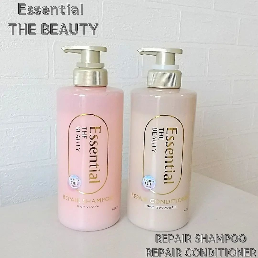 ザビューティ リペアシャンプー・コンディショナー/エッセンシャル/市販シャンプーを使ったクチコミ（2枚目）