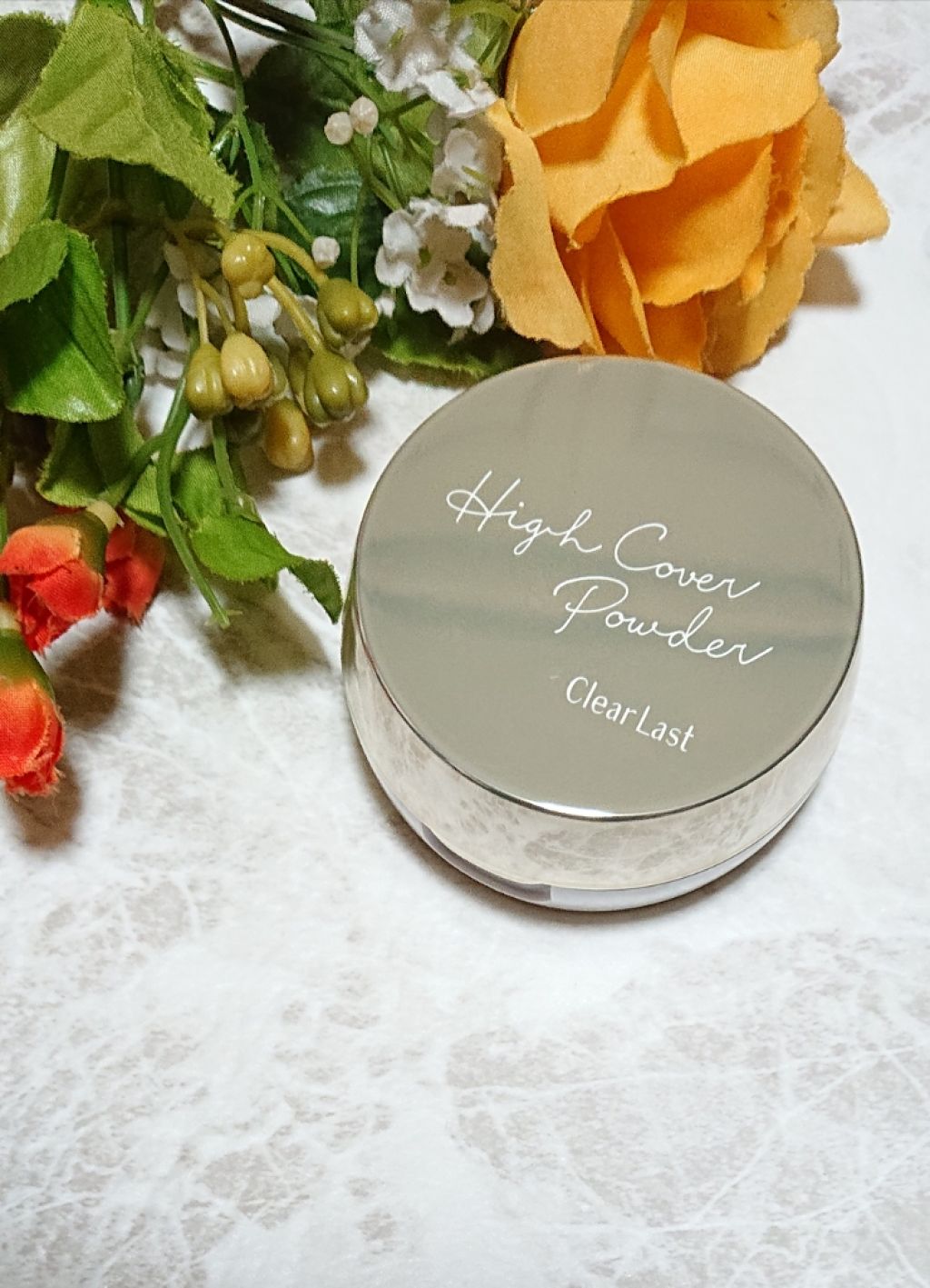 フェイスパウダー ハイカバー N 白肌オークル/クリアラスト/プレストパウダーを使ったクチコミ(2枚目)