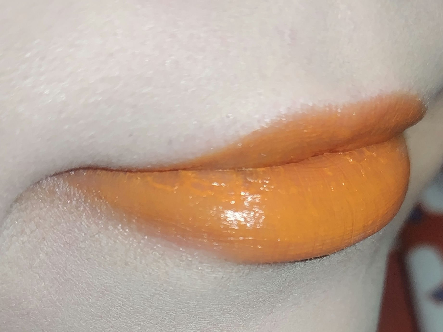 ルージュ アンリミテッド マット M OR 01 unfollower/shu uemura/口紅を使ったクチコミ（3枚目）