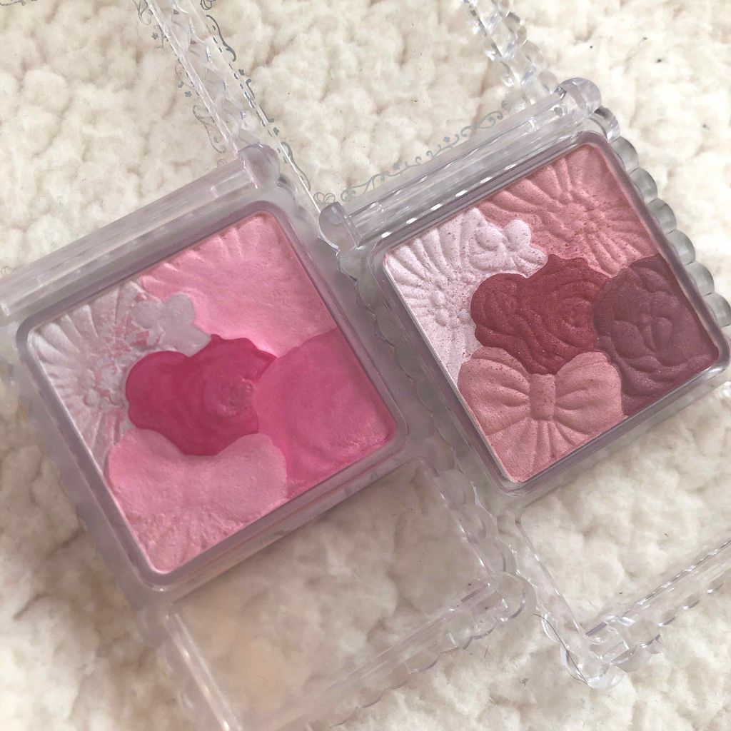 グロウフルールチークス/キャンメイク/パウダーチークを使ったクチコミ(1枚目)