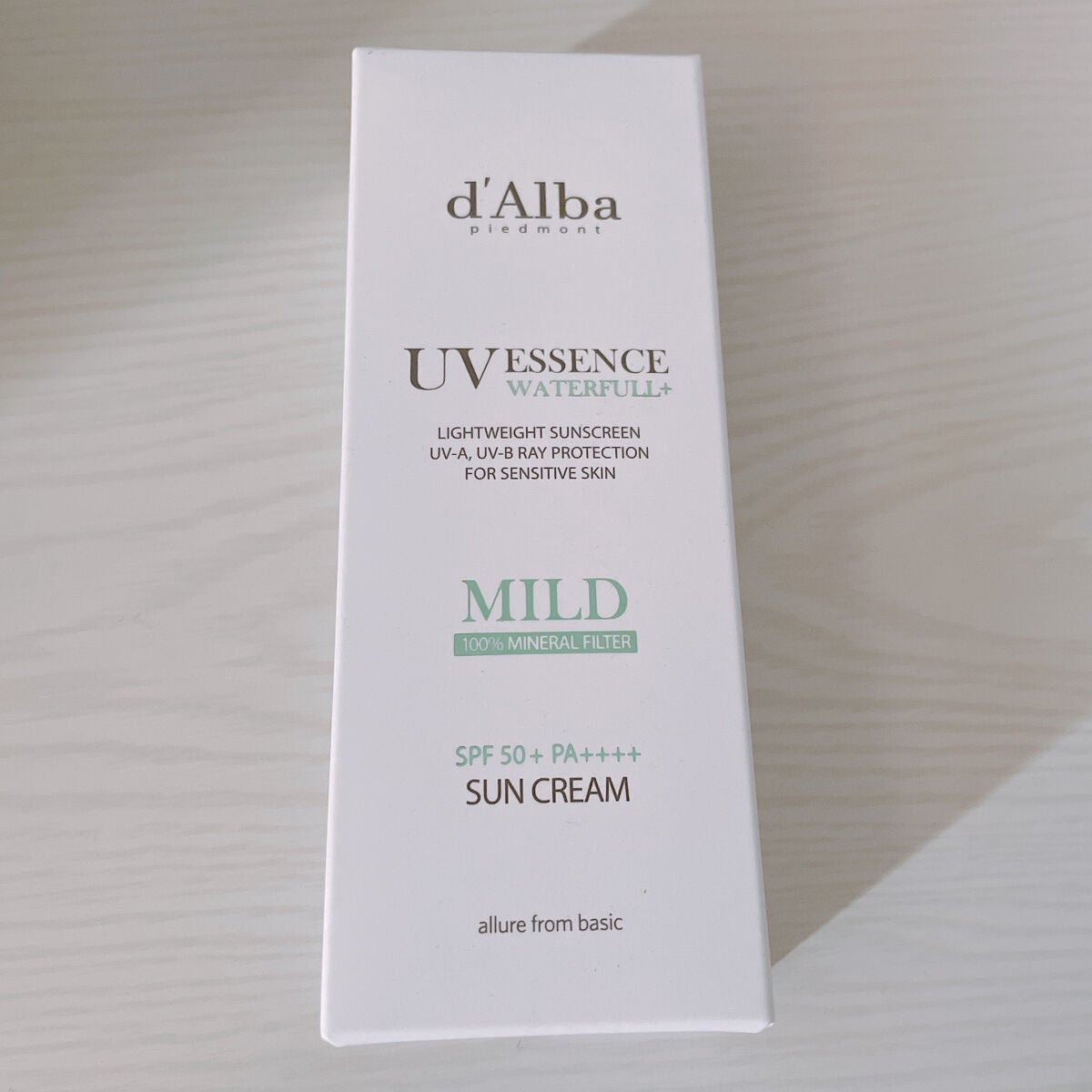 ウォータフルマイルドサンクリーム/ダルバ/日焼け止めクリームを使ったクチコミ(2枚目)