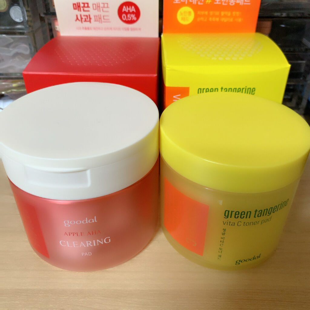 アップル AHA クリアリング パッド/goodal/トナーパッドを使ったクチコミ（1枚目）