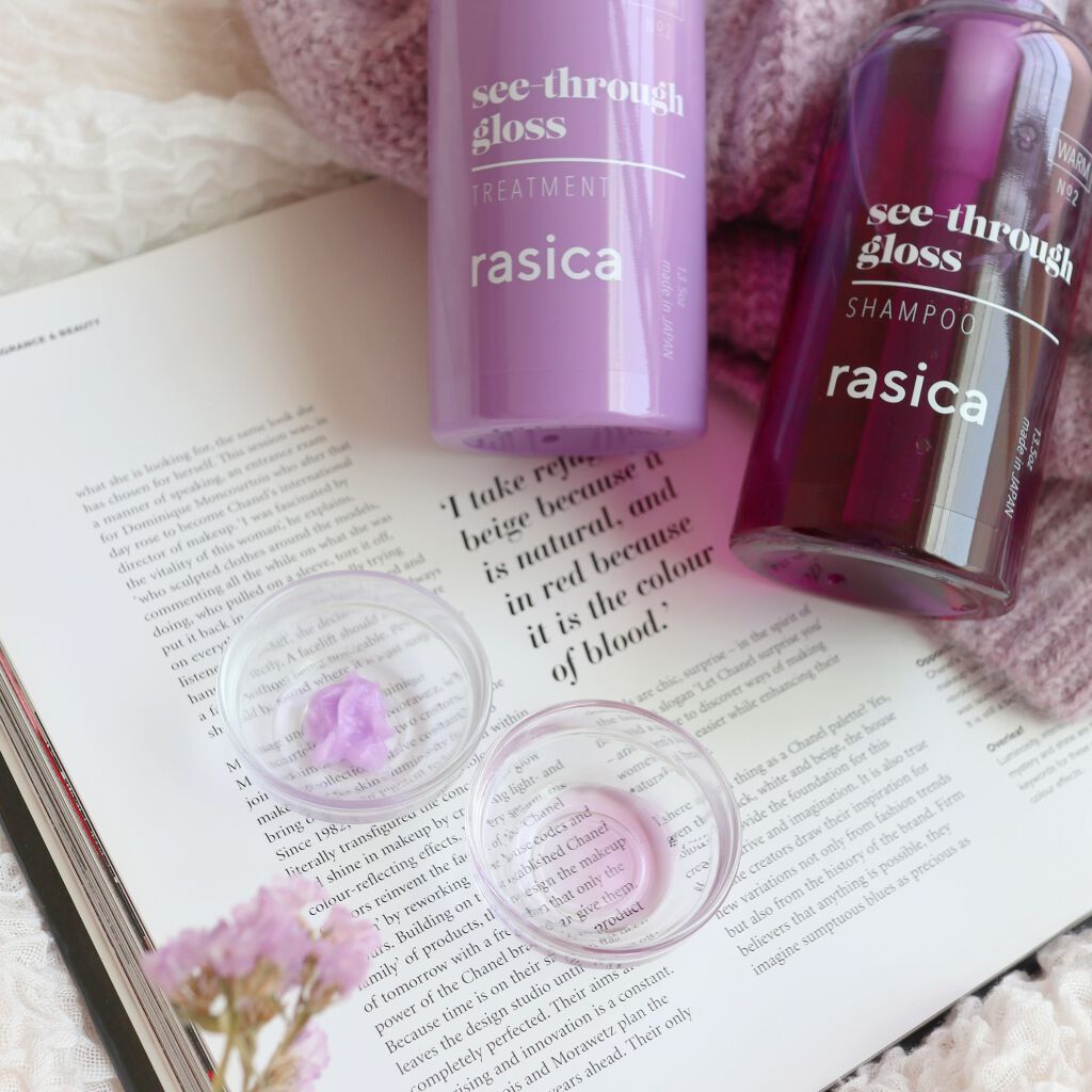 シースルーグロスシャンプー／トリートメント/rasica/市販シャンプーを使ったクチコミ（2枚目）