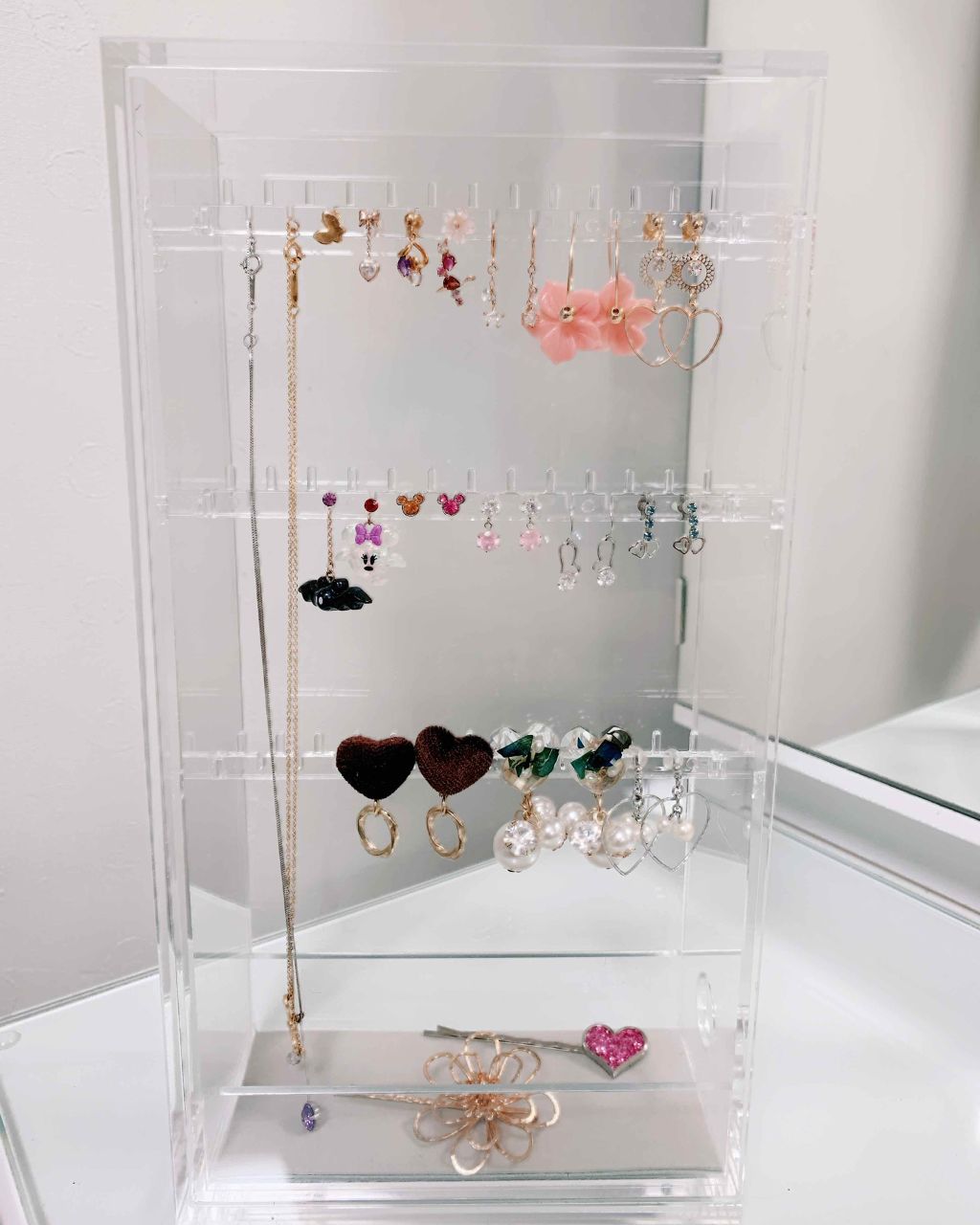 アクリルネックレス・ピアススタンド/無印良品/その他を使ったクチコミ(1枚目)