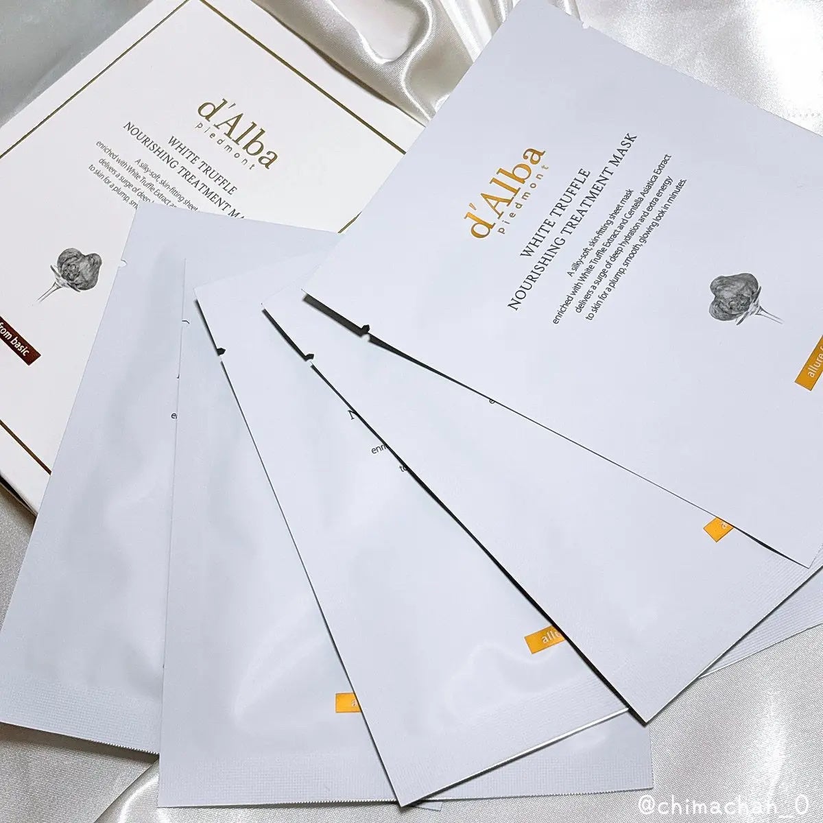 ホワイトトリュフナリシングトリートメントマスク/ダルバ/シートマスク・パックを使ったクチコミ(2枚目)