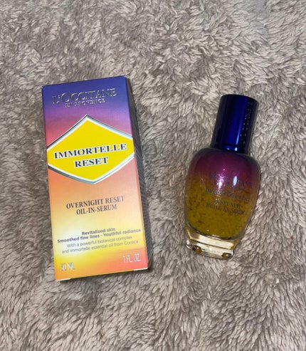 イモーテル オーバーナイトリセットセラム/L'OCCITANE/美容液を使ったクチコミ(2枚目)