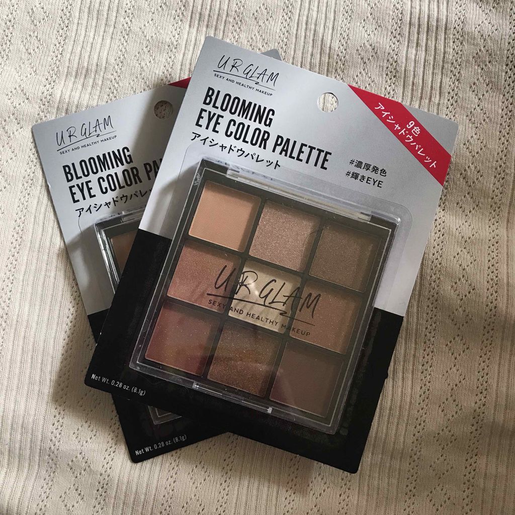 UR GLAM　BLOOMING EYE COLOR PALETTE/U R GLAM/アイシャドウパレットを使ったクチコミ（1枚目）