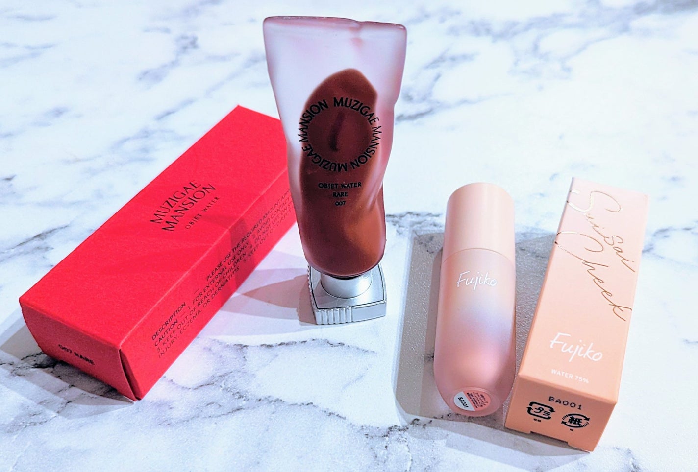 オブジェウォーター/MUZIGAE MANSION/口紅を使ったクチコミ(1枚目)