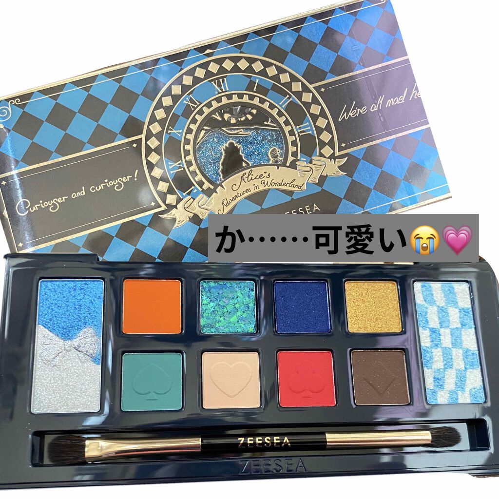 アリスドリームランドシリーズ 12色アイシャドウパレット(ZEESEA×大英博物館)/ZEESEA/アイシャドウパレットを使ったクチコミ(1枚目)