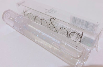 グラスティングウォーターグロス/rom&nd/リップグロスを使ったクチコミ(1枚目)