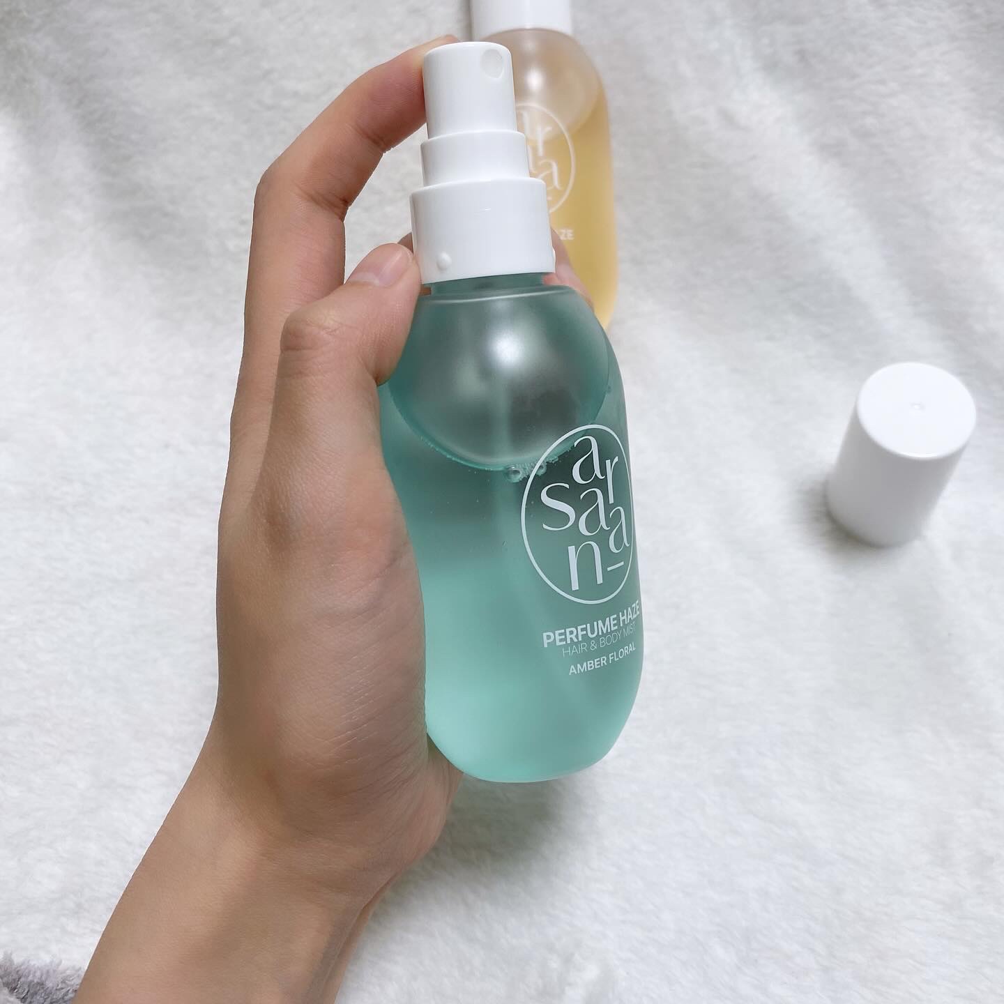 パフュームヘイズ ヘア&ボディミスト/SARANARA/ヘアミストを使ったクチコミ（2枚目）