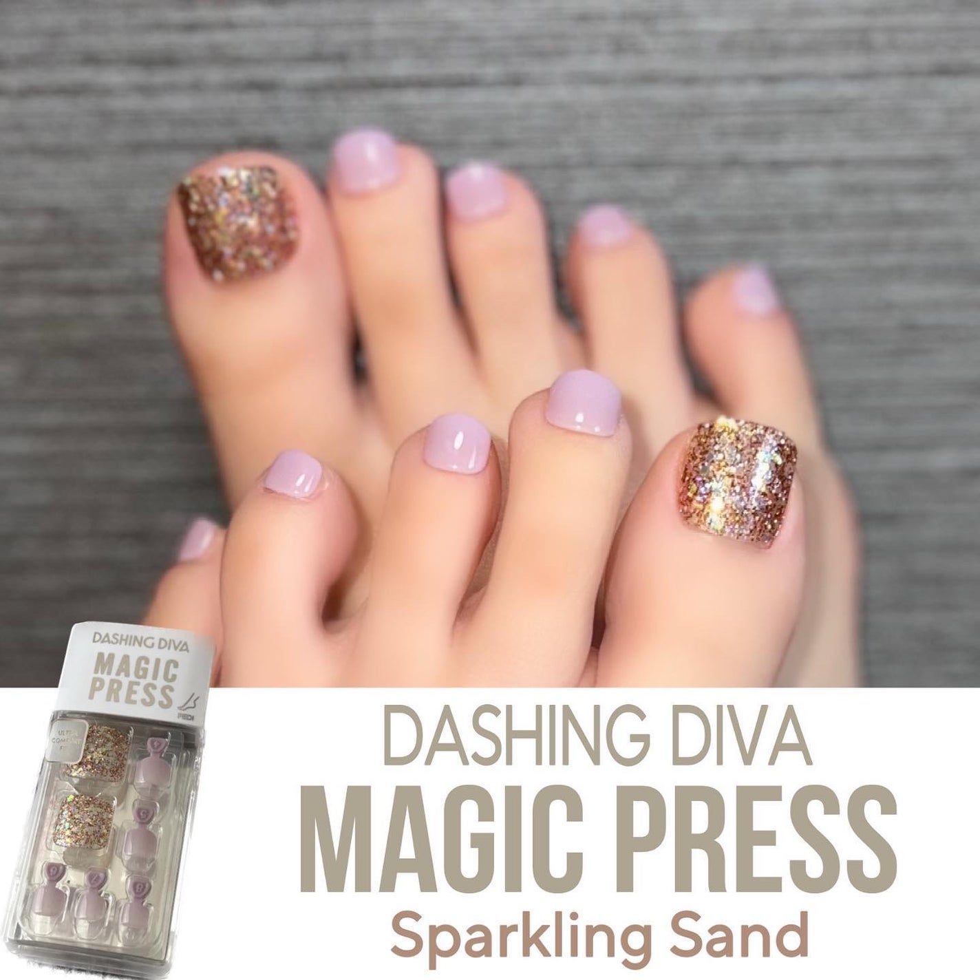 MAGIC PRESS FOOT/DASHINGDIVA MAGICPRESS/ネイルシールを使ったクチコミ(1枚目)