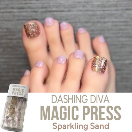 MAGIC PRESS FOOT/DASHINGDIVA MAGICPRESS/ネイルシールを使ったクチコミ(1枚目)