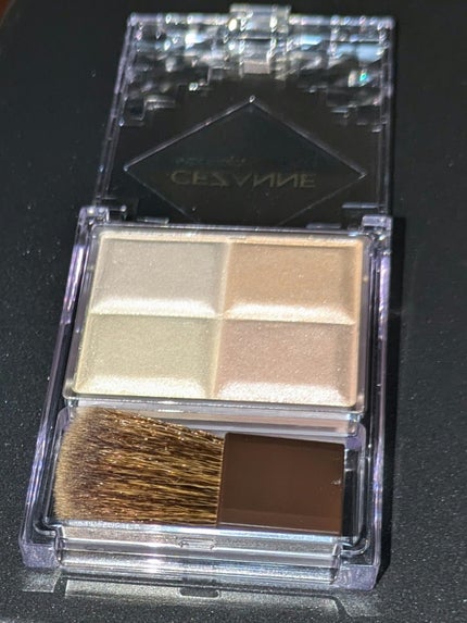 CEZANNE ミックスカラーチークNのクチコミ「CEZANNEミックスカラーチークN10ペールハイライト
 
上品なツヤが作れるハイライトつけ.....」(3枚目)