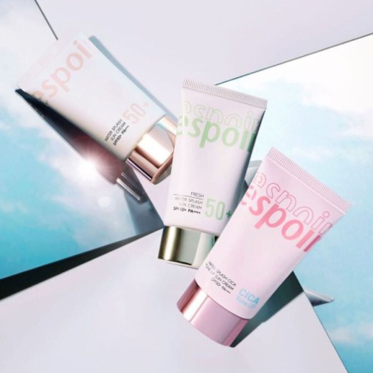 ウォータースプラッシュサンクリーム/espoir/日焼け止め・UVケアを使ったクチコミ（1枚目）