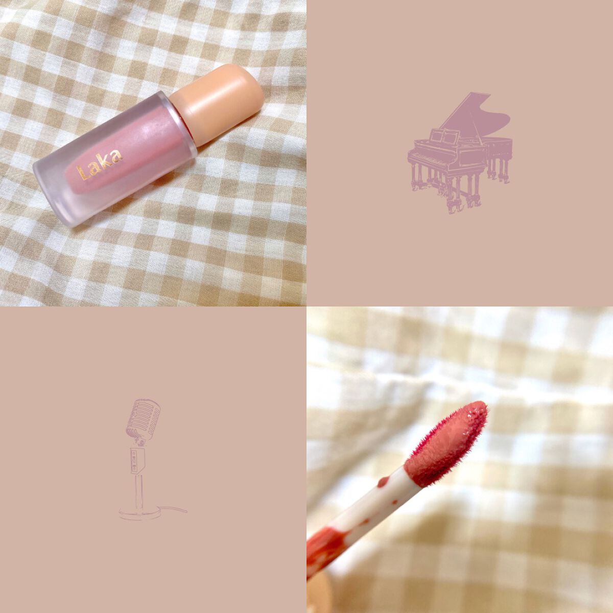 フルーティーグラムティント/Laka/リップティントを使ったクチコミ（2枚目）