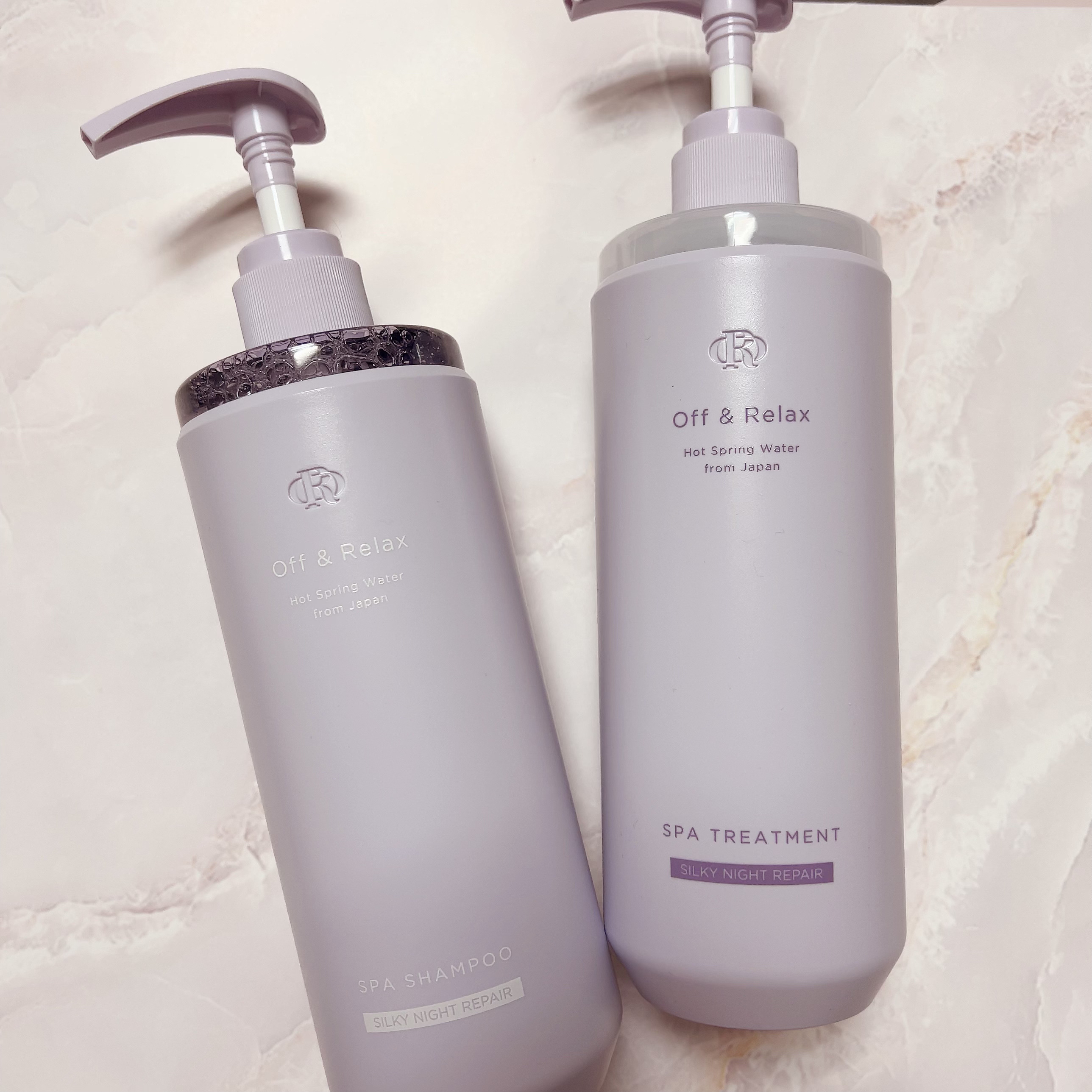 ＯＲ スパ・シャンプー／ヘアトリートメント シルキーナイトリペア/Off&Relax/市販シャンプーを使ったクチコミ（1枚目）