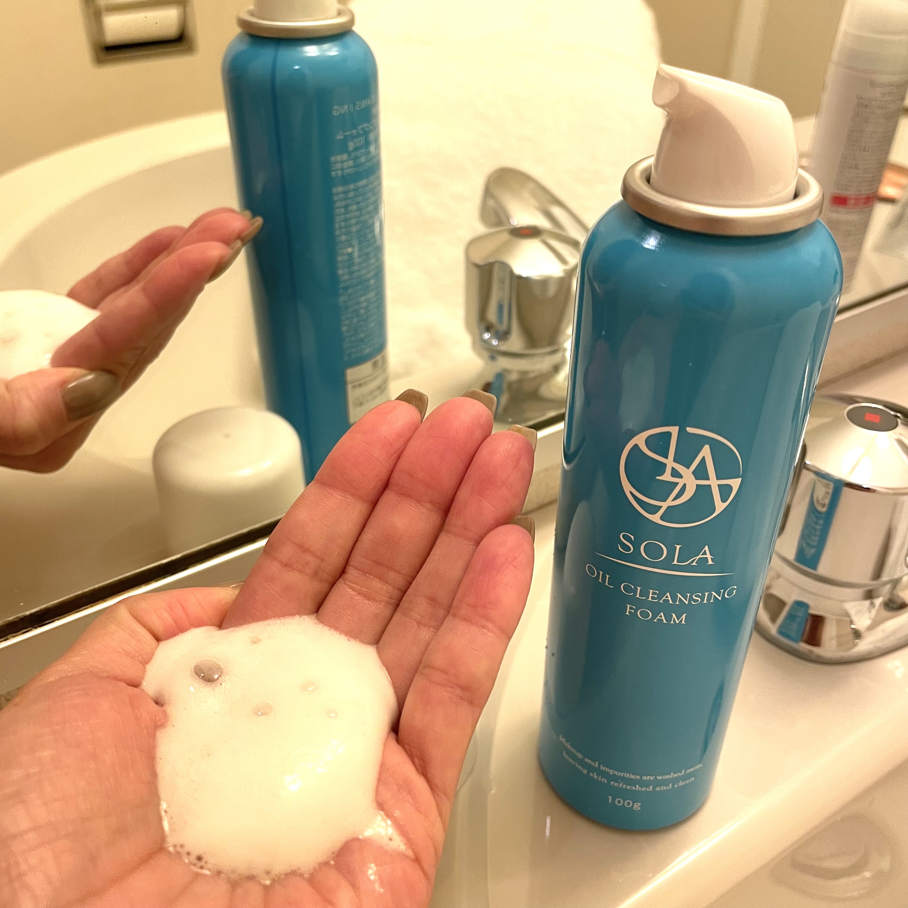  オイルクレンジングフォーム/SOLA/オイルクレンジングを使ったクチコミ（1枚目）