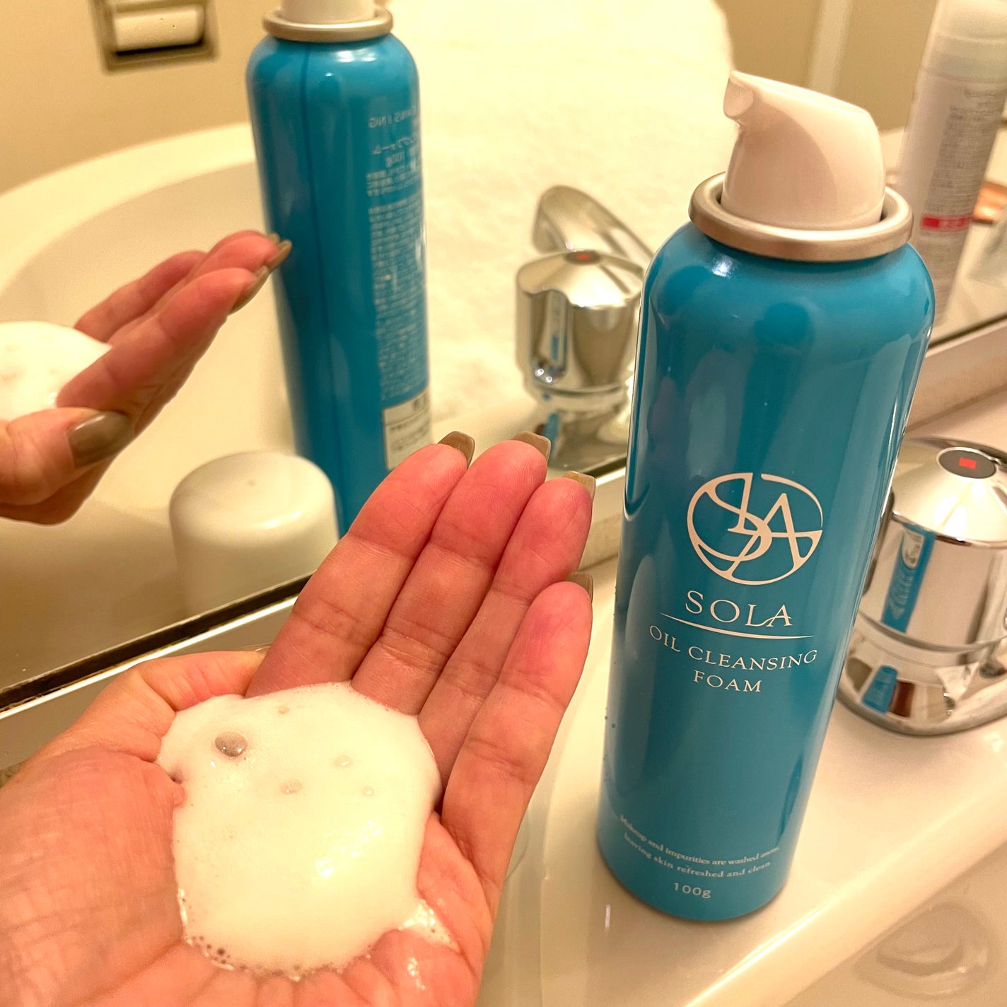 オイルクレンジングフォーム/SOLA/オイルクレンジングを使ったクチコミ(1枚目)
