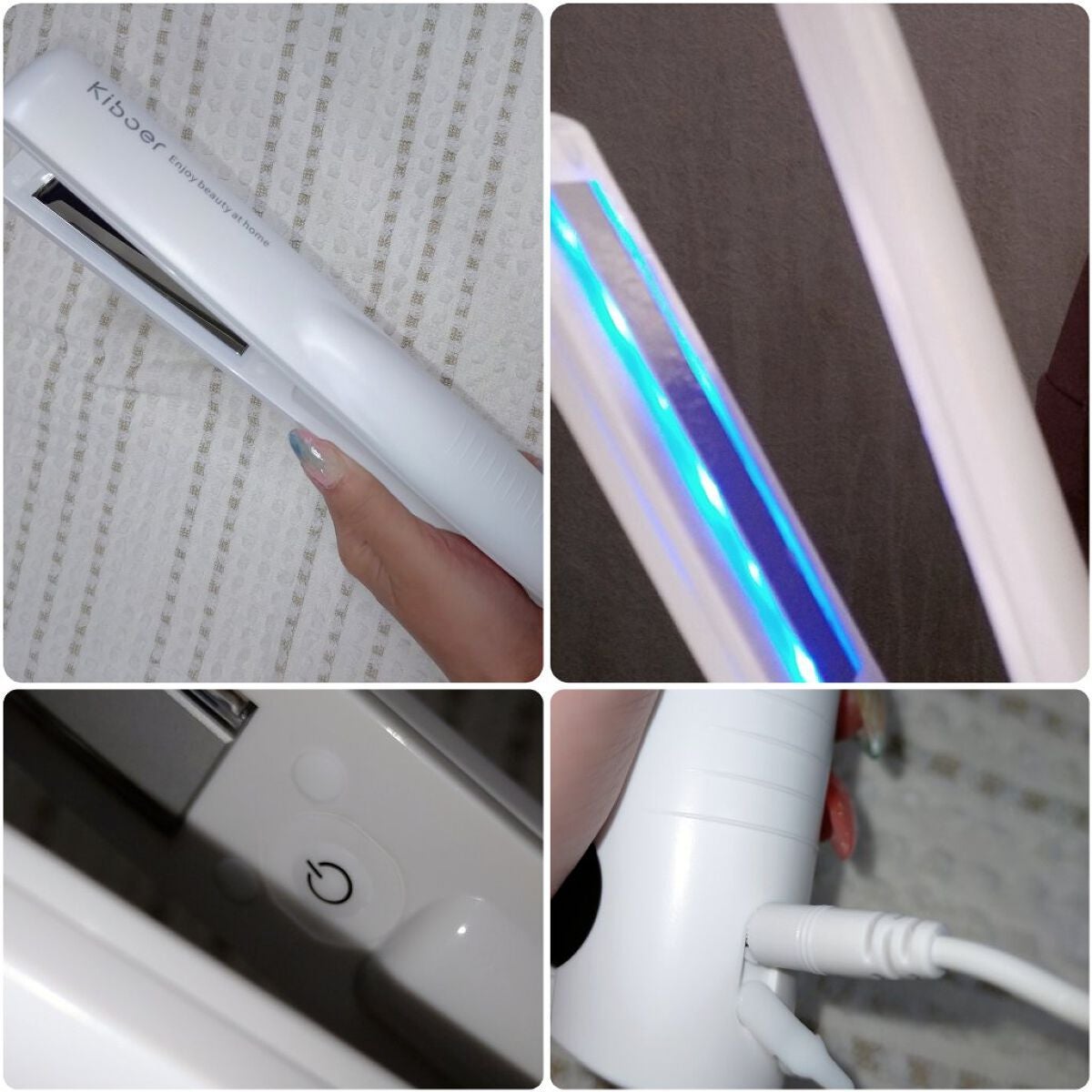 超音波トリートメントヘアアイロン/Kiboer/ストレートアイロンを使ったクチコミ(3枚目)