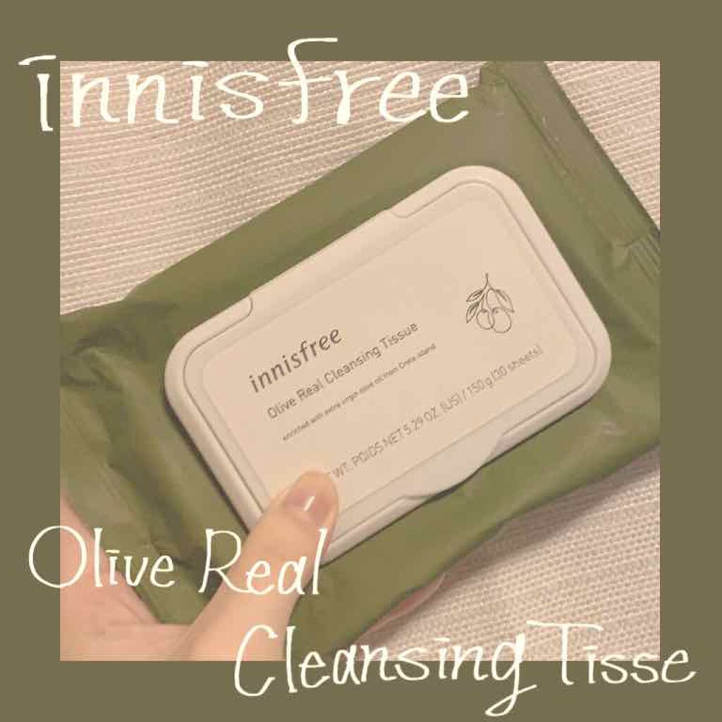 オリーブ　ビタミンE　リアル　クレンジングシート/innisfree/クレンジングシートを使ったクチコミ（1枚目）
