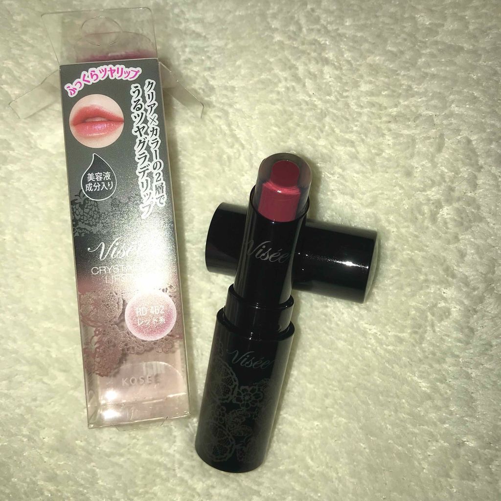 クリスタルデュオ リップスティック/Visée/口紅を使ったクチコミ（1枚目）