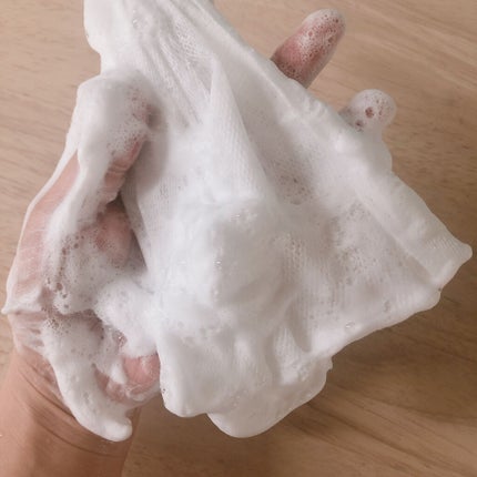 洗顔用泡立てネット/無印良品/その他スキンケアグッズを使ったクチコミ(3枚目)