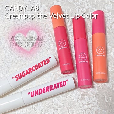 Creampop the Velvet Lip Color/CANDYLAB/口紅を使ったクチコミ（1枚目）