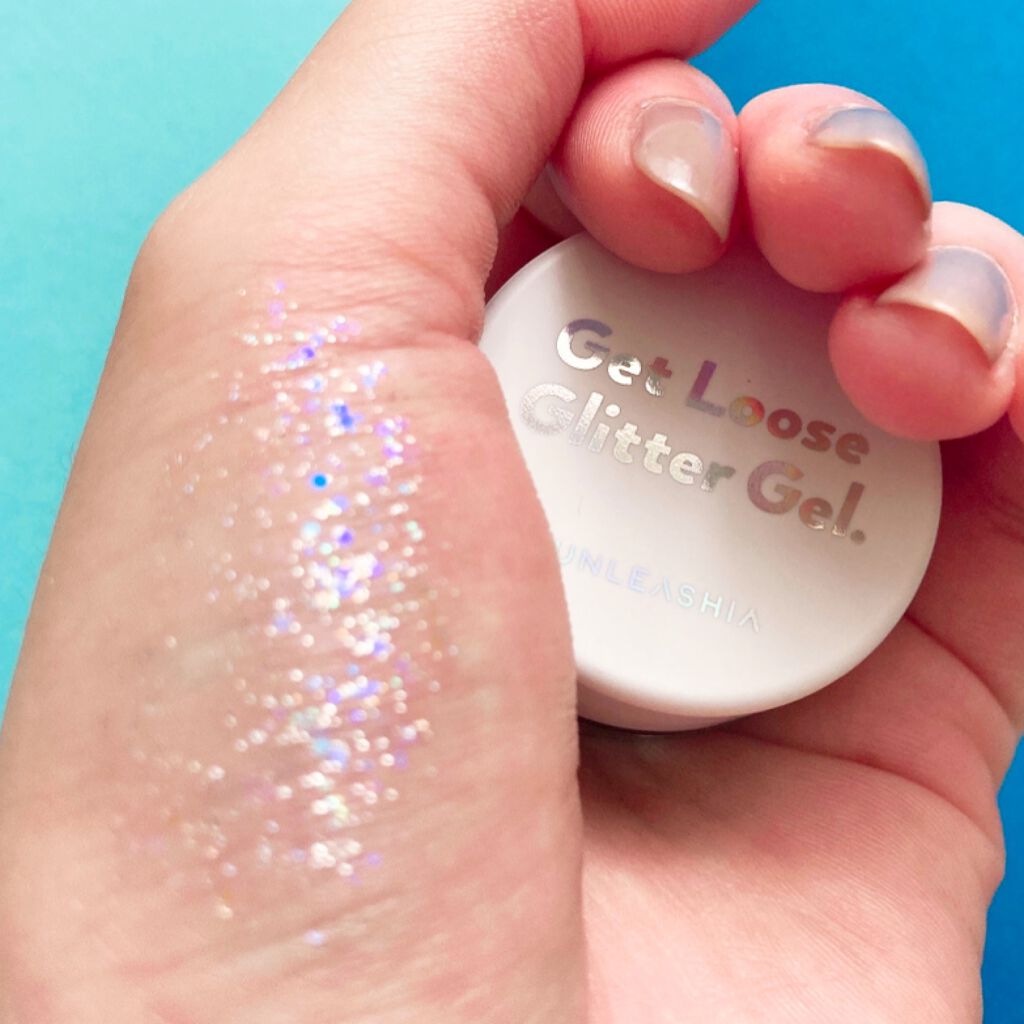 ゲットルーズグリッタージェル/unleashia/グリッターを使ったクチコミ(7枚目)
