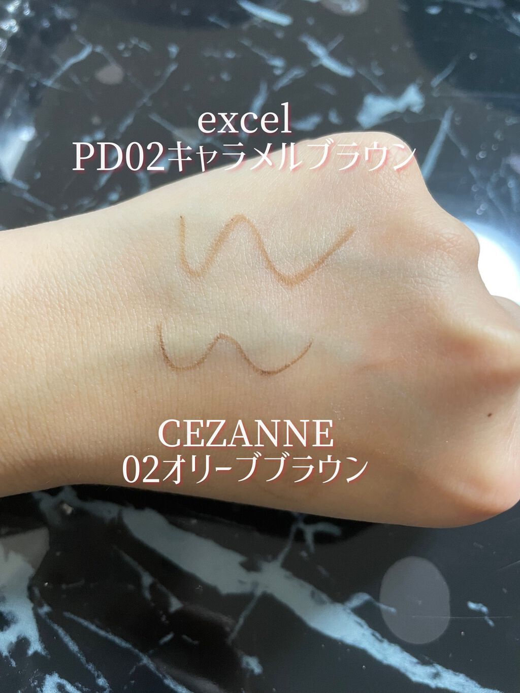 パウダー&ペンシル アイブロウEX/excel/アイブロウペンシルを使ったクチコミ(3枚目)