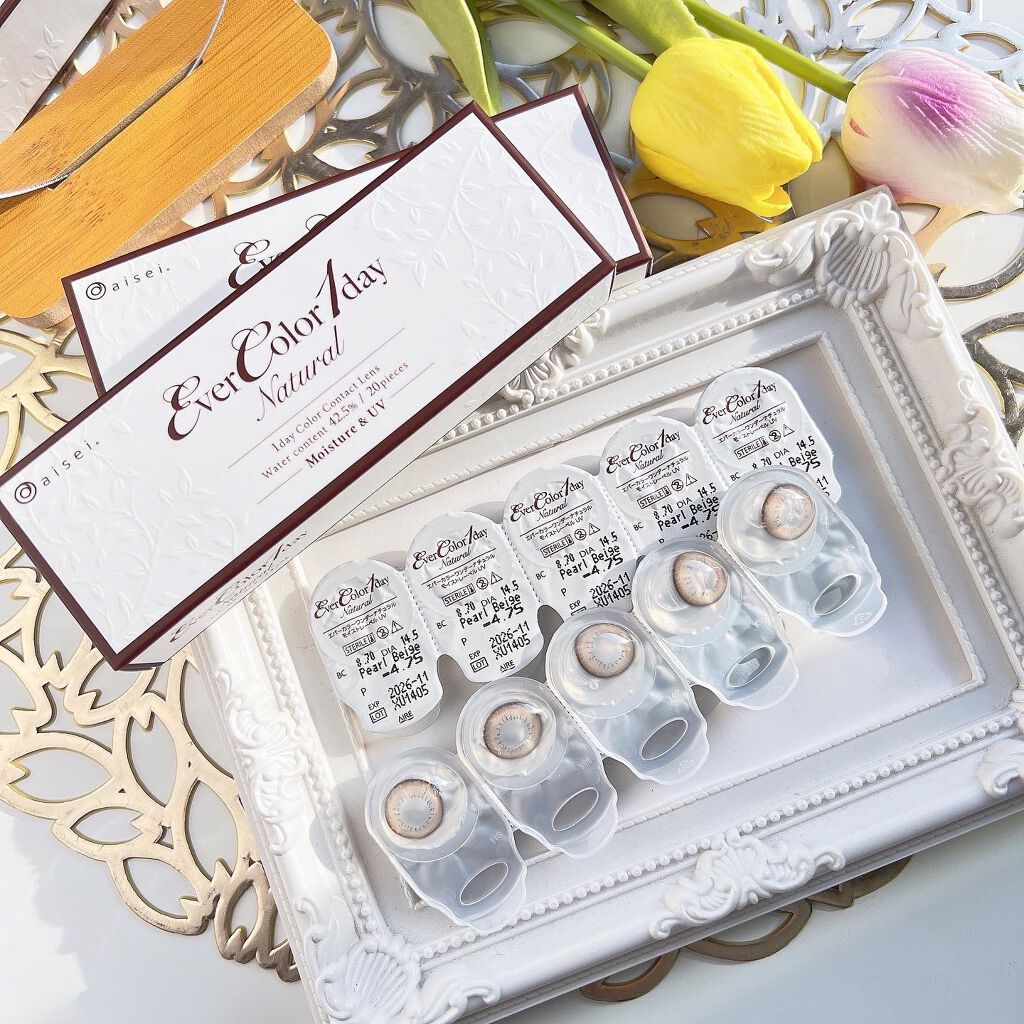 エバーカラーワンデー ナチュラル/エバーカラー/ワンデー(1DAY)カラコンを使ったクチコミ(2枚目)