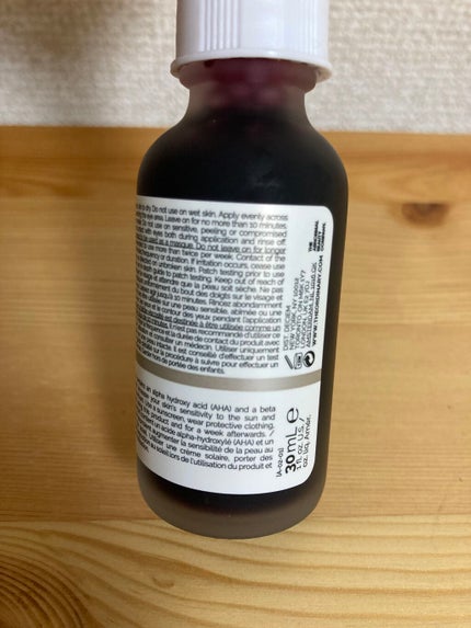 AHA 30% + BHA 2% Peeling Solution/The Ordinary/ピーリングを使ったクチコミ(3枚目)