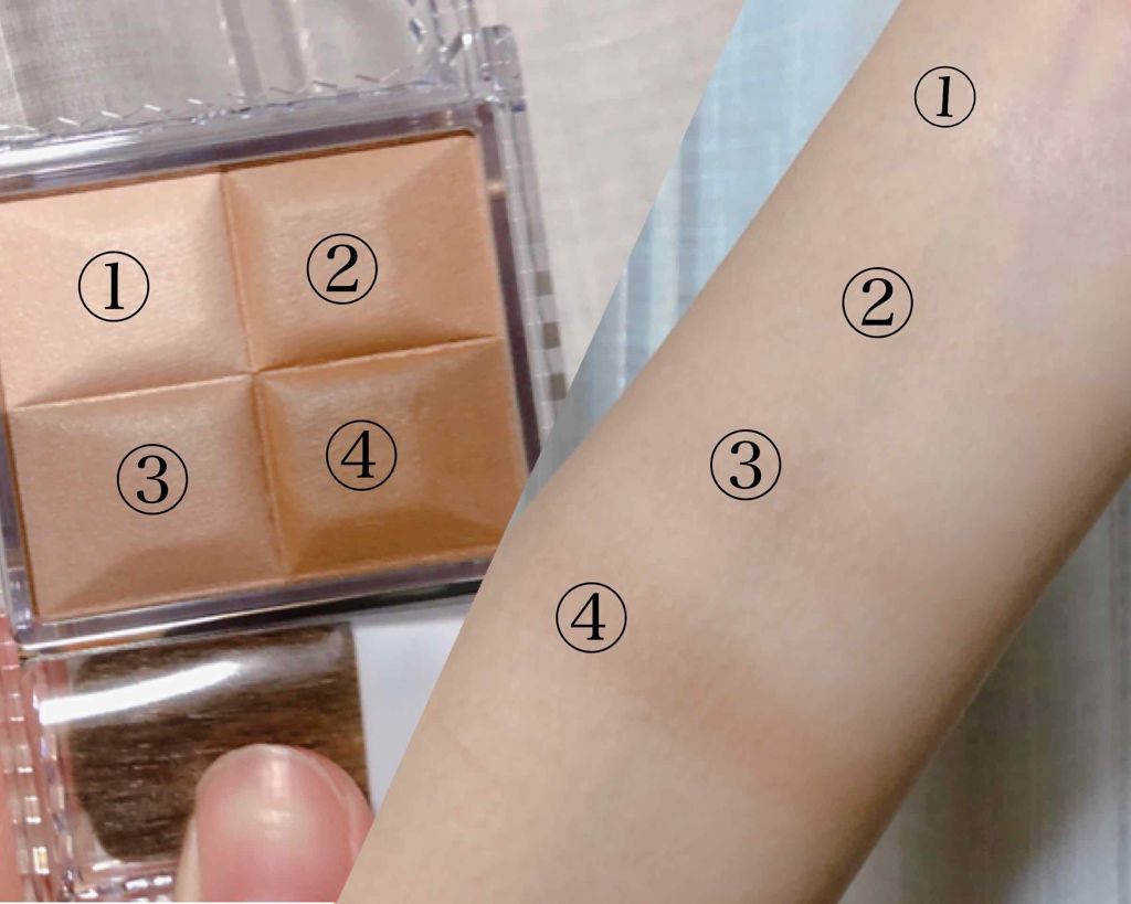 ミックスカラーチーク/CEZANNE/パウダーチークを使ったクチコミ(3枚目)