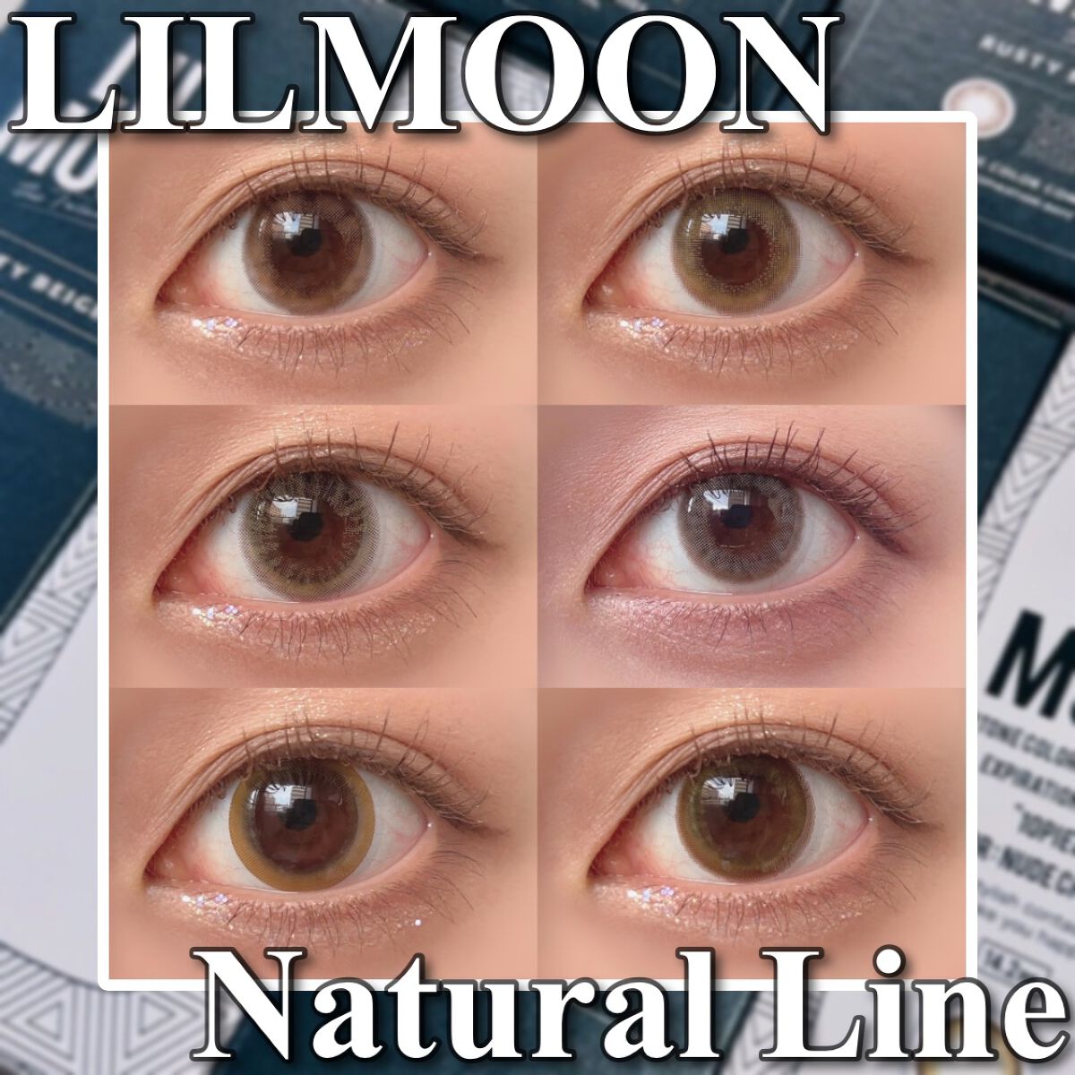 LIL MOON 1month ラスティブラウン/LILMOON/１ヶ月（１MONTH）カラコンを使ったクチコミ（1枚目）