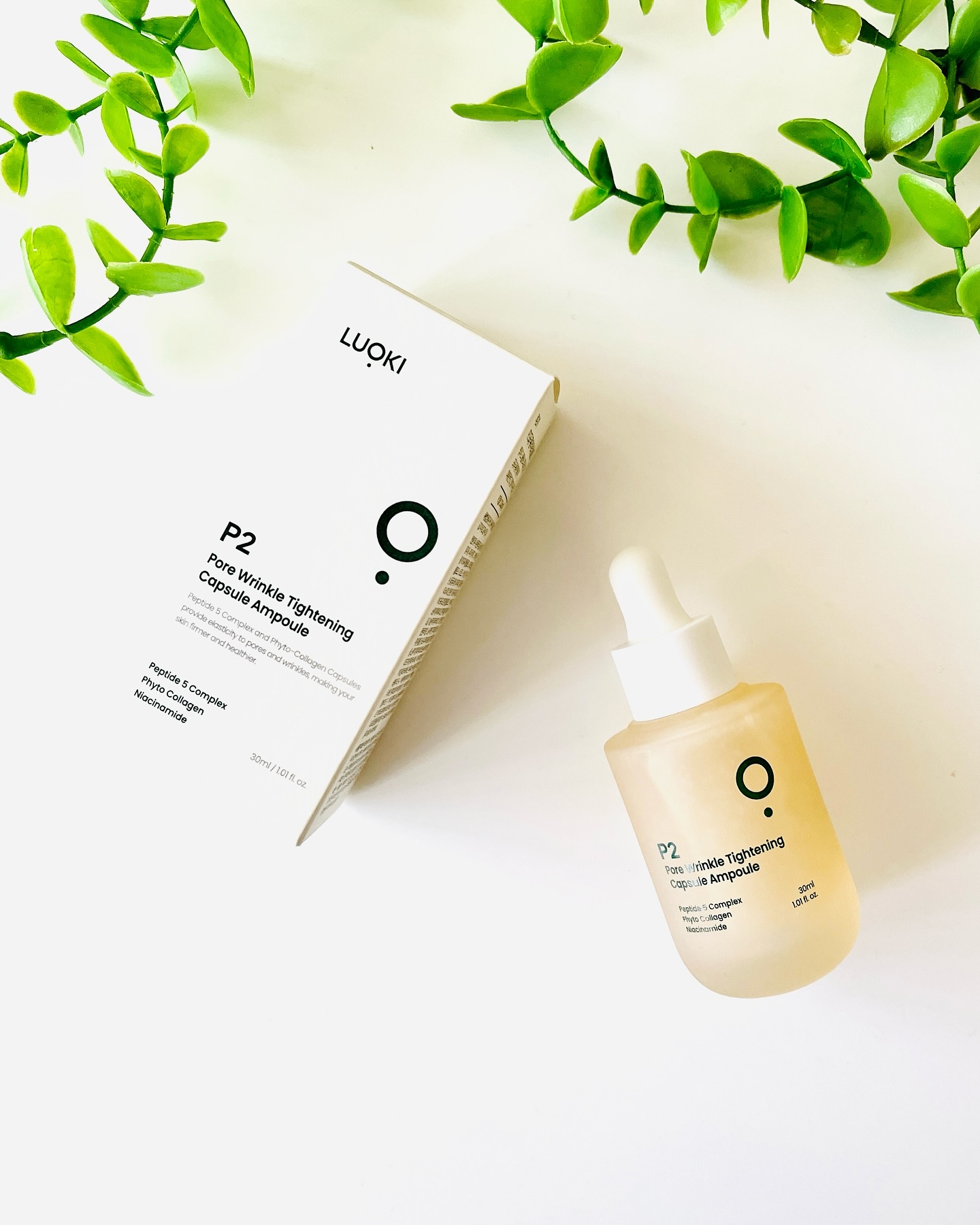 P2毛穴シワタイトニングカプセルアンプル/LUOKI/美容液を使ったクチコミ（1枚目）