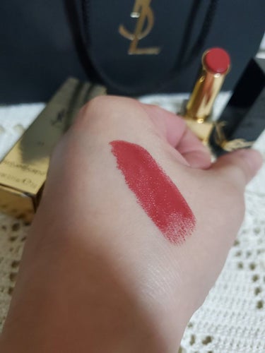 ルージュ ピュールクチュール ザ ボールド No.11 ヌード アンディスクローズト/YVES SAINT LAURENT BEAUTE/口紅を使ったクチコミ（3枚目）