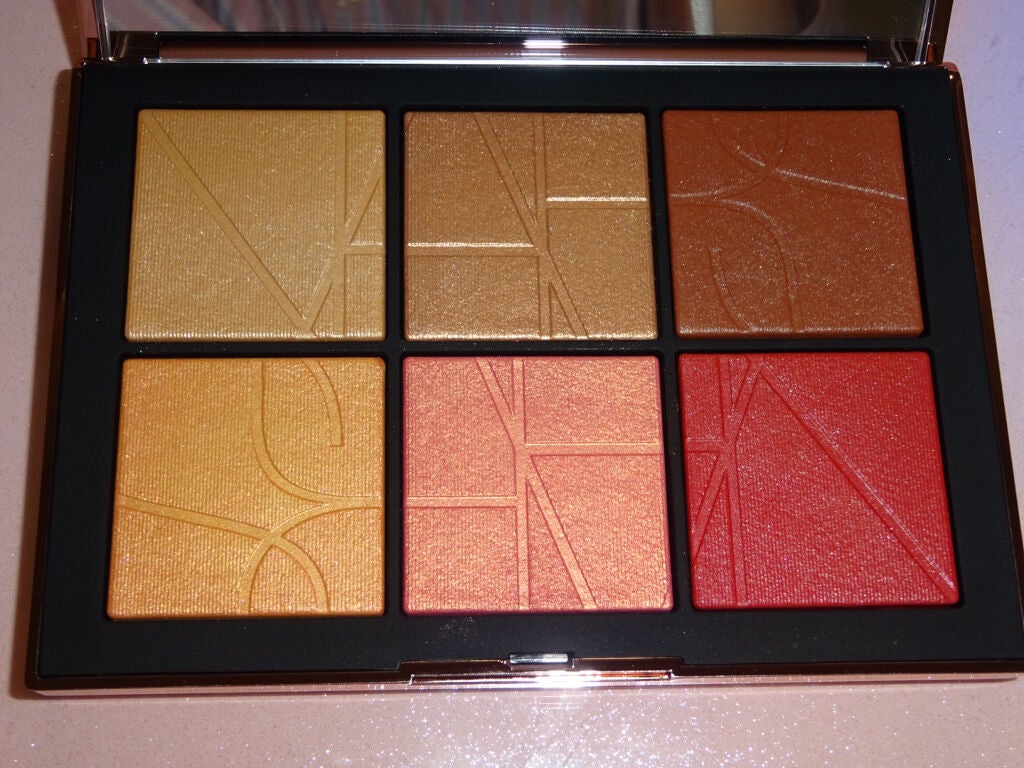 オーガズム オン ザ ビーチ チークパレット/NARS/パウダーチークを使ったクチコミ(4枚目)