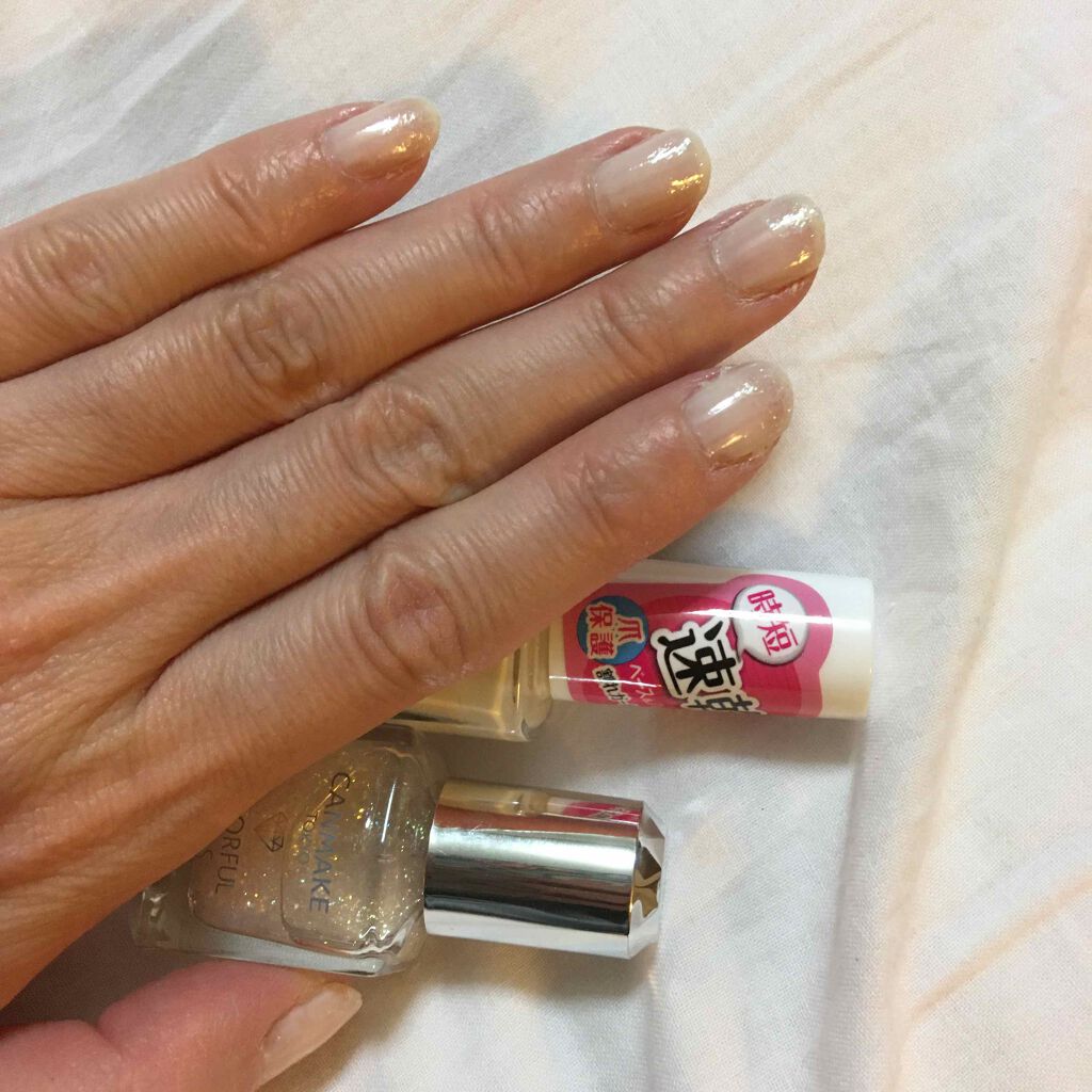 AC クイックドライベース＆ハードナー/AC MAKEUP/ネイルベースコートを使ったクチコミ（2枚目）