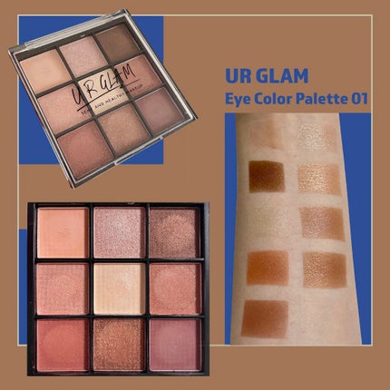 UR GLAMãBLOOMING EYE COLOR PALETTE/U R GLAM/ã¢ã€ã·ã£ããŠãã¬ããã䜿ã£ãã¯ãã³ãïŒ2æç®ïŒ