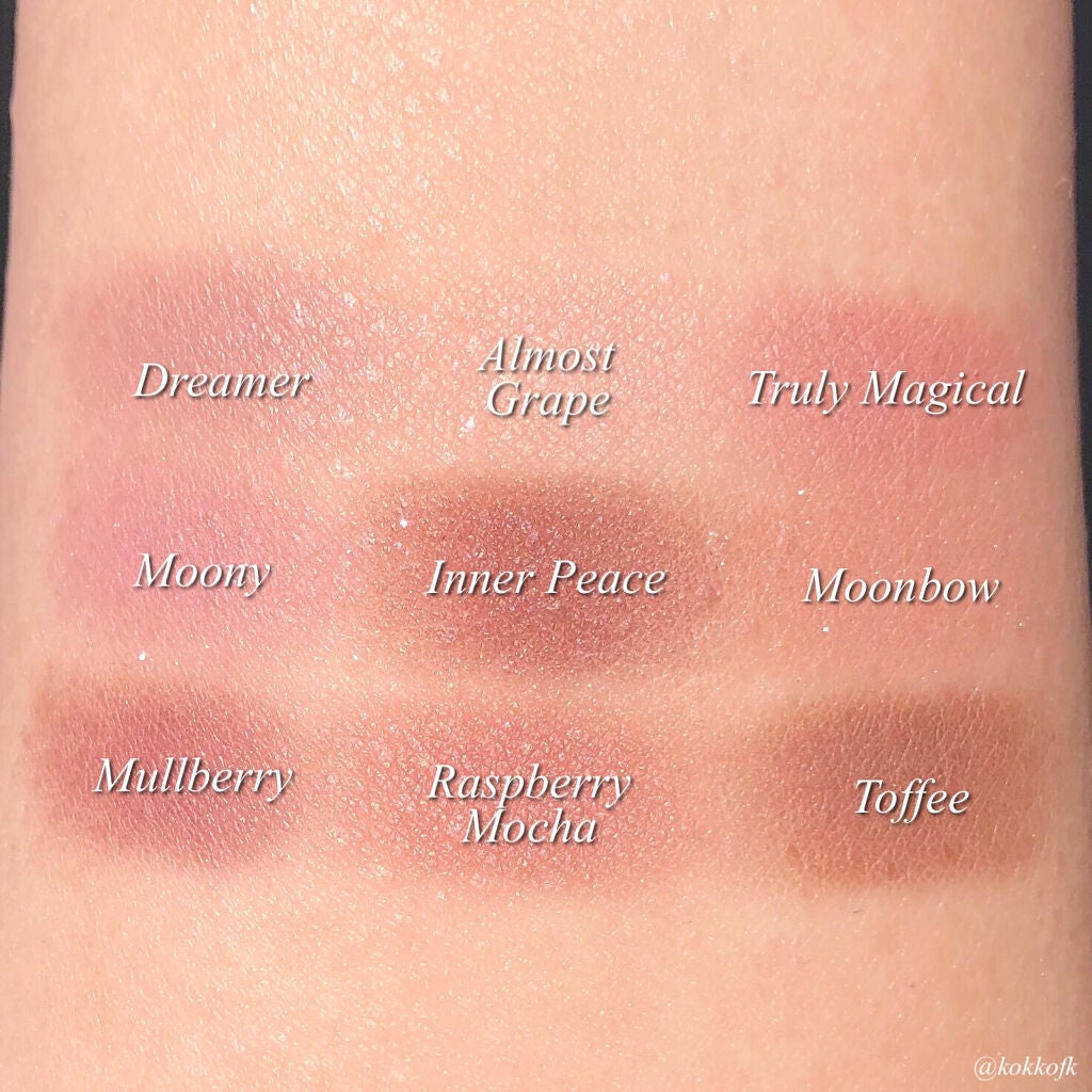 マイフェイブムードアイパレット 9カラー/HOLIKA HOLIKA/アイシャドウパレットを使ったクチコミ(4枚目)