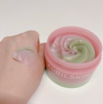 ピンクアロエメレンゲクレンザー/APRILSKIN/その他洗顔料を使ったクチコミ(3枚目)