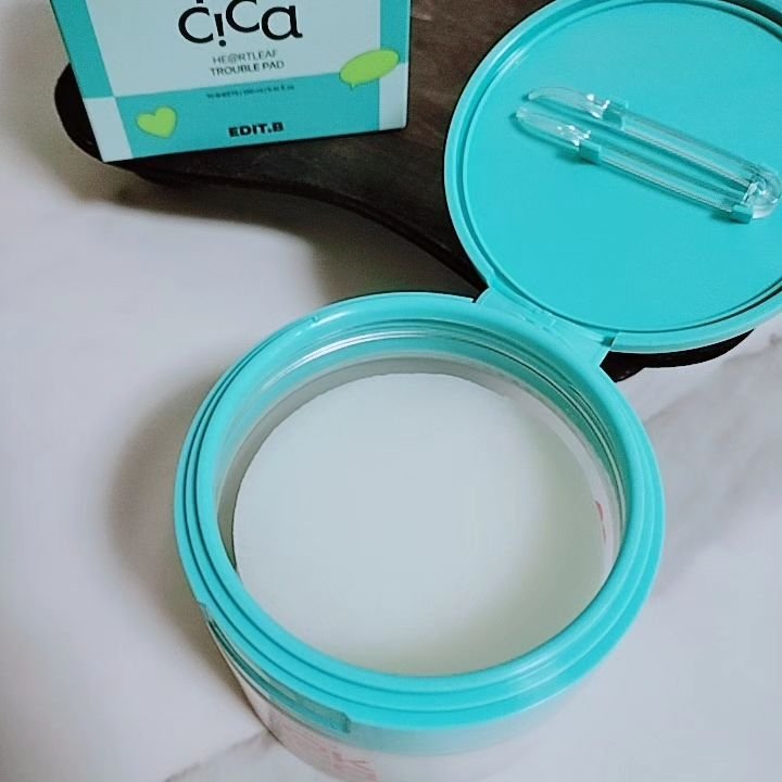 カーミングトックシカドクダミトラブルパッド/EDIT.B/トナーパッドを使ったクチコミ（2枚目）