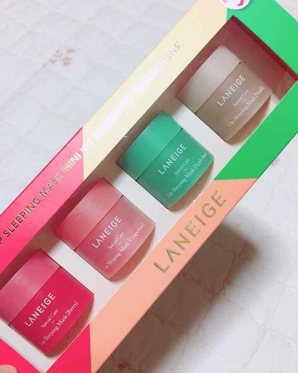 リップスリーピングマスク/LANEIGE/リップバームを使ったクチコミ（3枚目）