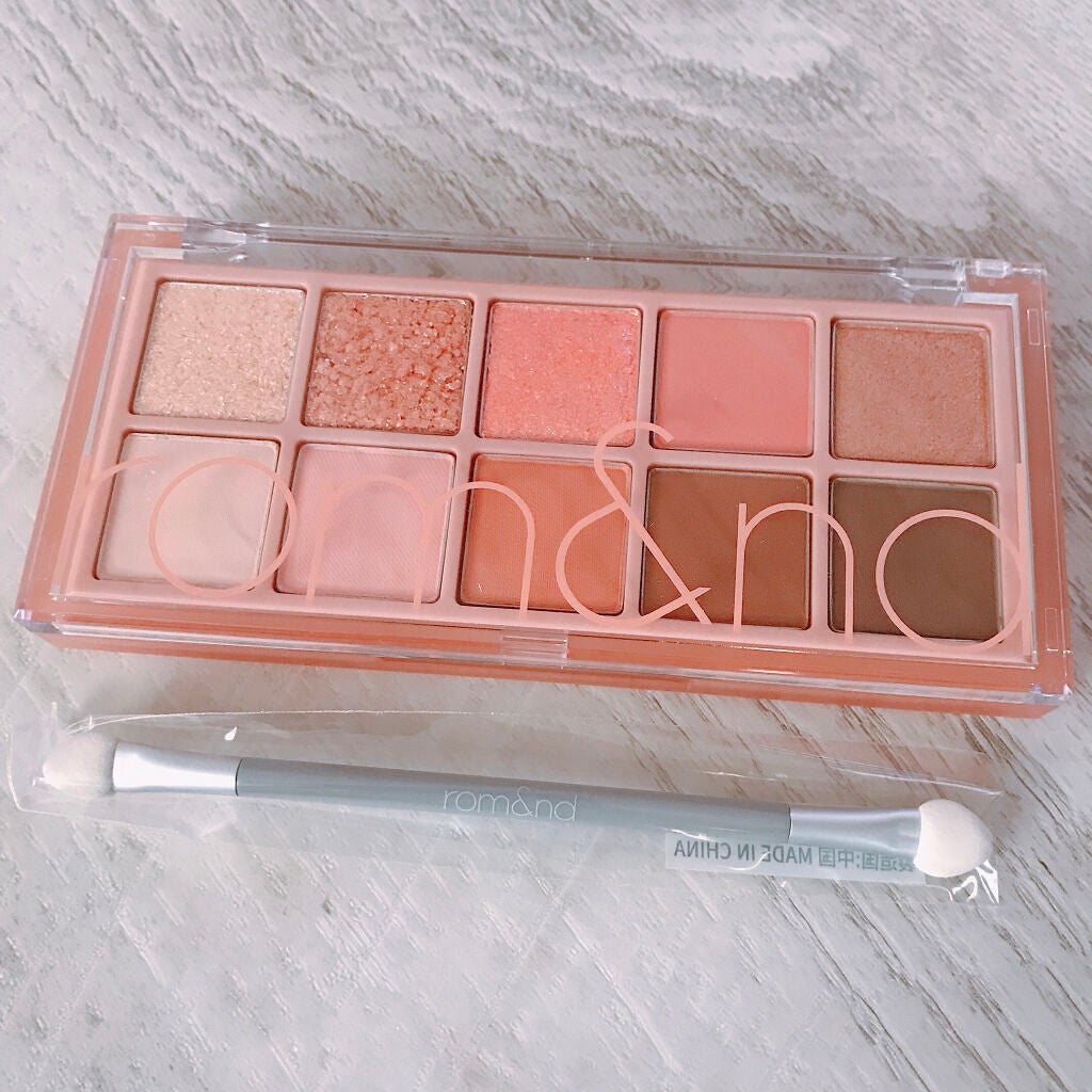 ベターザンパレット/rom&nd/アイシャドウパレットを使ったクチコミ(1枚目)