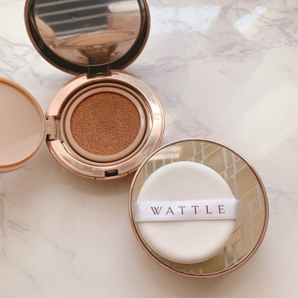 WATTLEクッションファンデーション/WATTLE/クッションファンデーションを使ったクチコミ(2枚目)
