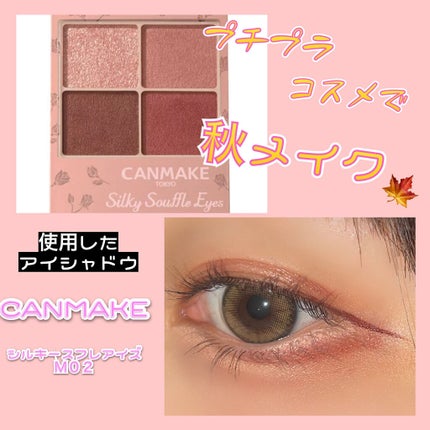 シルキースフレアイズ(マットタイプ)/キャンメイク/アイシャドウパレットを使ったクチコミ(1枚目)