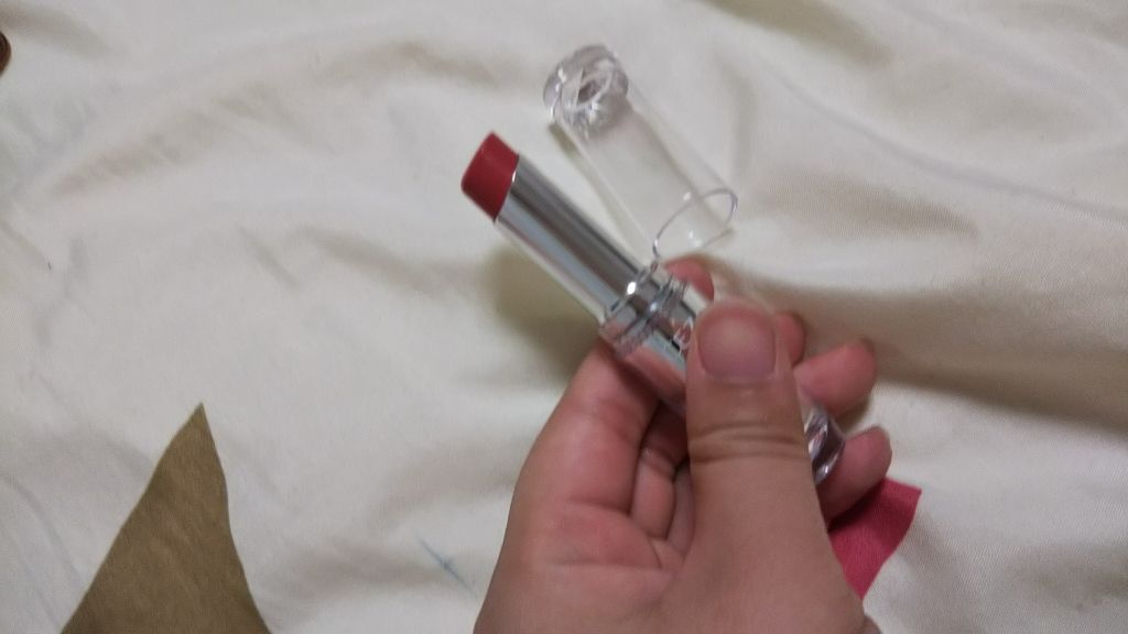 ラスティンググロスリップ/CEZANNE/口紅を使ったクチコミ(2枚目)